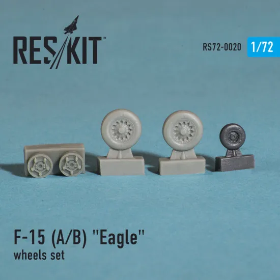 McDonnell Douglas F-15 (A/B) Eagle wheels set 1/72 Reskit RS72-0020