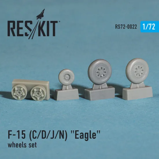 McDonnell Douglas F-15 Eagle wheels set 1/72 Reskit RS72-0022