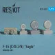 McDonnell Douglas F-15 Eagle wheels set 1/72 Reskit RS72-0022