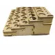 LMG WO-01 Stand for paint, size is 360 x 270 x 130, storage shelf of two parts