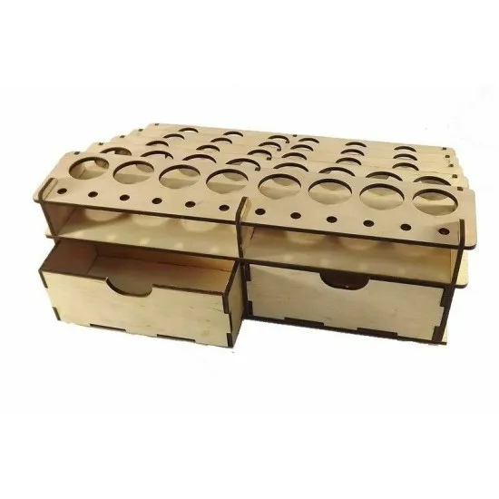 LMG WO-01 Stand for paint, size is 360 x 270 x 130, storage shelf of two parts