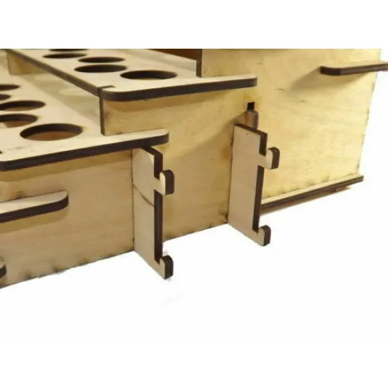 LMG WO-01 Stand for paint, size is 360 x 270 x 130, storage shelf of two parts