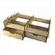LMG WO-01 Stand for paint, size is 360 x 270 x 130, storage shelf of two parts