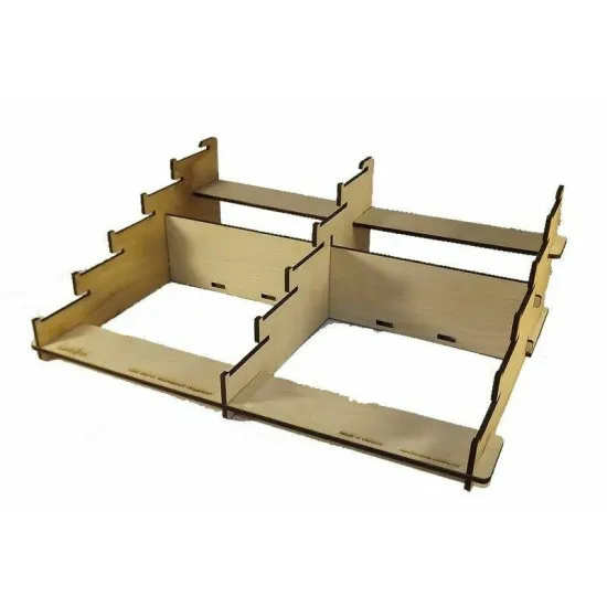 LMG WO-01 Stand for paint, size is 360 x 270 x 130, storage shelf of two parts