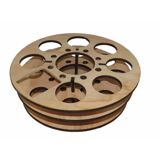 LMG WO-03 Stand for paint rotary for 8 containers, Laser Model Graving, shelf