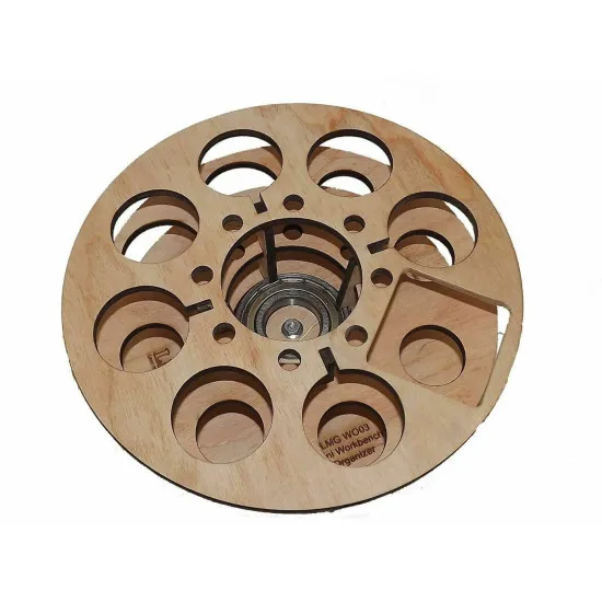 LMG WO-03 Stand for paint rotary for 8 containers, Laser Model Graving, shelf