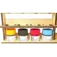 Us Stock Lmg Wo-06 Wall-mounted Paint Module 40/35 Mm, Laser Model Graving, Storage Shelf