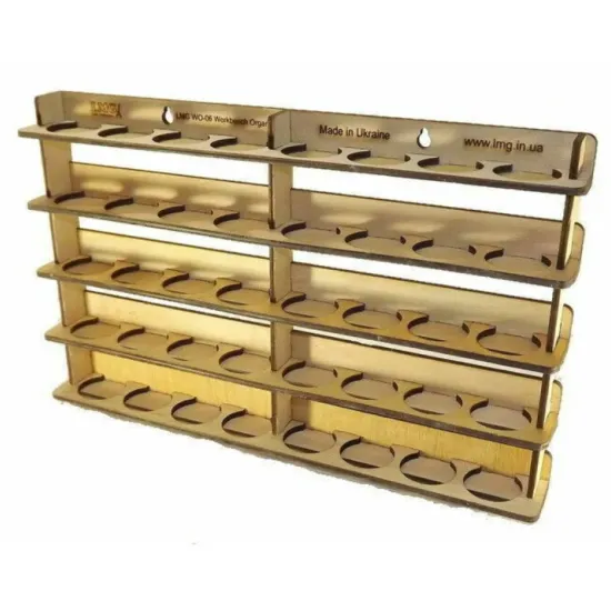 Us Stock Lmg Wo-06 Wall-mounted Paint Module 40/35 Mm, Laser Model Graving, Storage Shelf