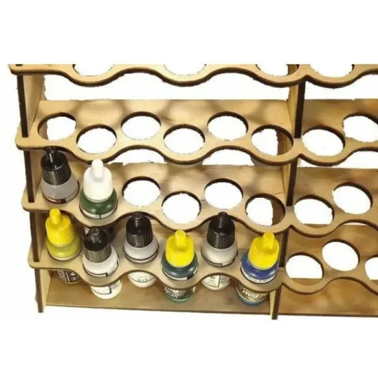 Us Stock Lmg Wo-07 Wall-mounted Paint Module 60/25 Mm, Laser Model Graving, Storage Shelf
