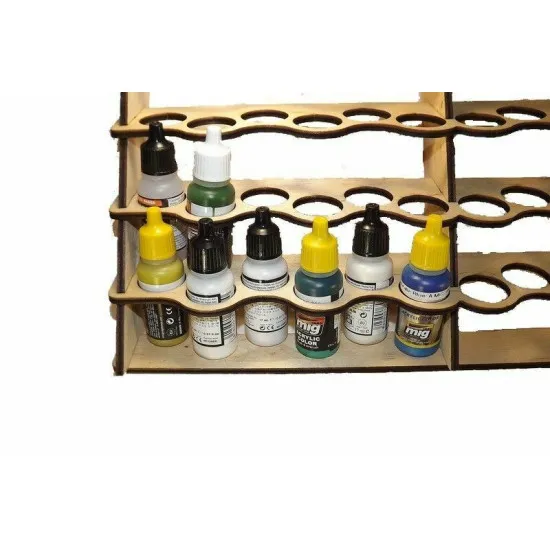 LMG WO-07 Wall-mounted paint module 60*25 mm, Laser Model Graving, storage shelf