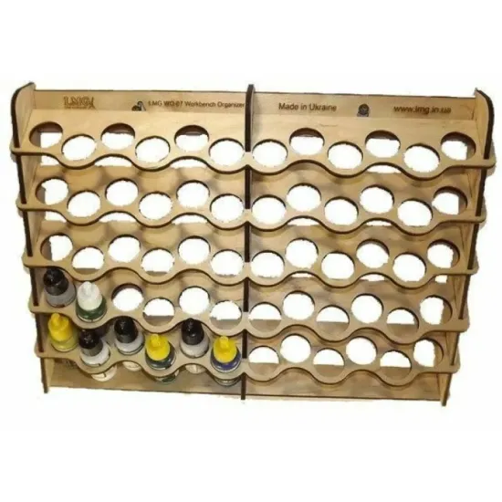Us Stock Lmg Wo-07 Wall-mounted Paint Module 60/25 Mm, Laser Model Graving, Storage Shelf