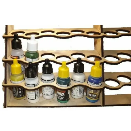 Us Stock Lmg Wo-07 Wall-mounted Paint Module 60/25 Mm, Laser Model Graving, Storage Shelf
