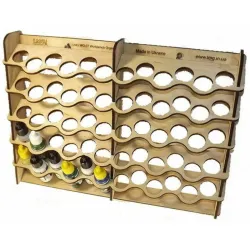 Us Stock Lmg Wo-07 Wall-mounted Paint Module 60/25 Mm, Laser Model Graving, Storage Shelf