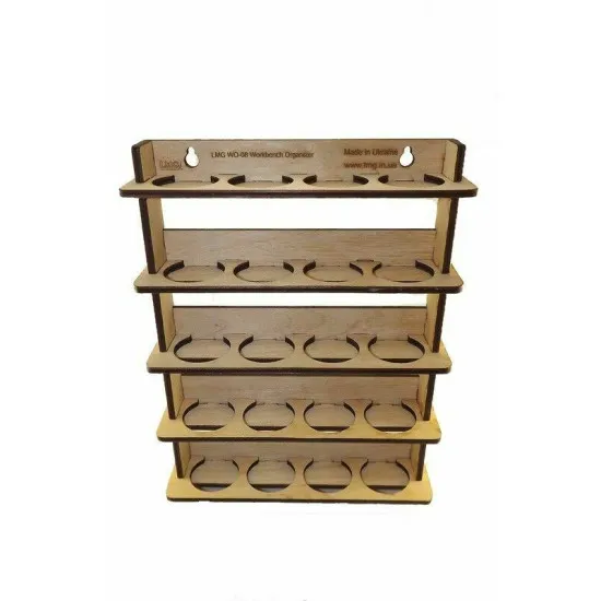 LMG WO-08 Wall-mounted paint module 20*35 mm, Laser Model Graving, storage shelf