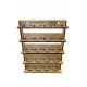 LMG WO-08 Wall-mounted paint module 20*35 mm, Laser Model Graving, storage shelf