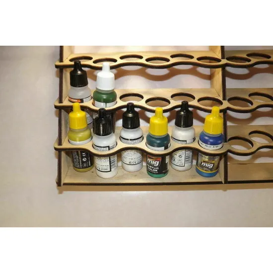 LMG WO-09 Wall-mounted paint module 30*25 mm, Laser Model Graving, storage shelf