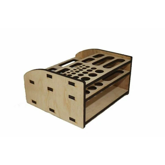 LMG WO-10 Stand for glue and various small items, Laser Model Graving, shelf