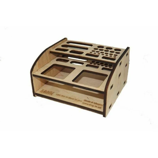 LMG WO-10 Stand for glue and various small items, Laser Model Graving, shelf