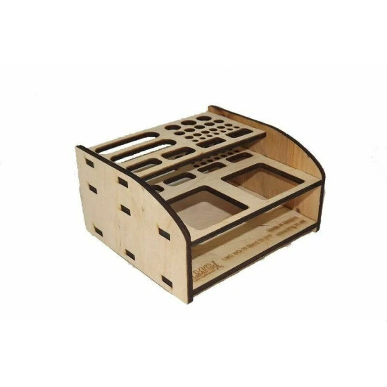 LMG WO-10 Stand for glue and various small items, Laser Model Graving, shelf