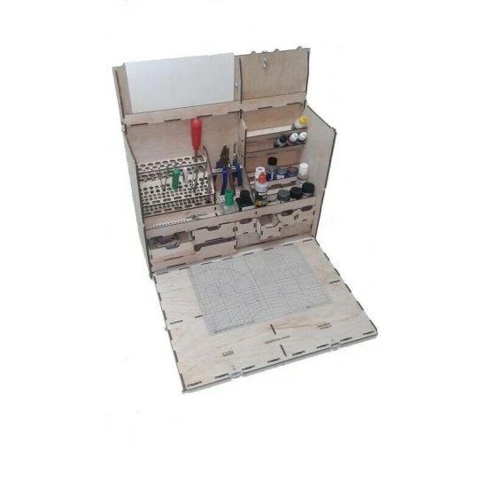 LMG WO-16 Mobile workplace size 480*370*190 mm storage shelf Laser Model Graving