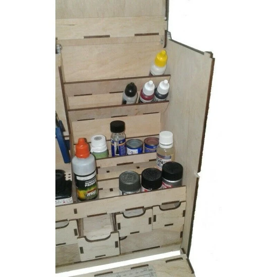 LMG WO-16 Mobile workplace size 480*370*190 mm storage shelf Laser Model Graving