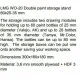 LMG WO-20 Double paint storage stand 80x25-35 mm (Plywood Unassembled), shelf