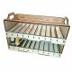 LMG WO-20 Double paint storage stand 80x25-35 mm (Plywood Unassembled), shelf