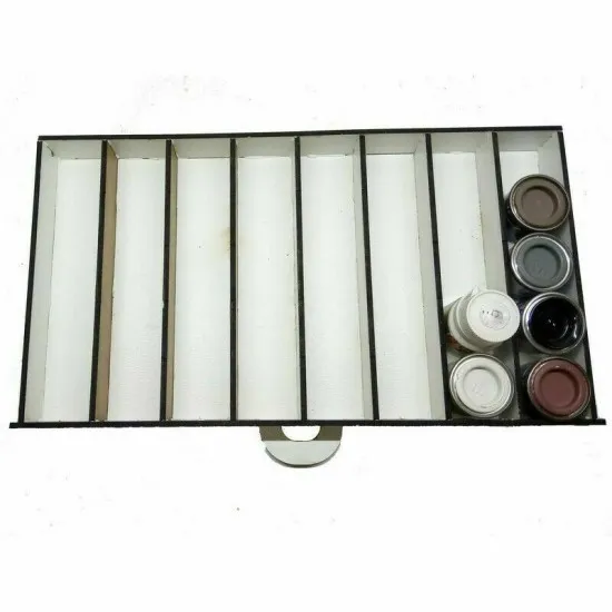 LMG WO-21 Triple paint storage stand 50x30-35 mm, Laser Model Graving, shelf