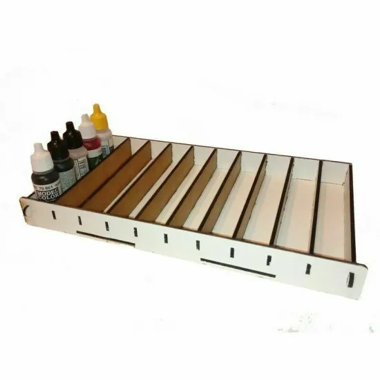 LMG WO-23 Single paint storage stand 80x25-35 mm, Laser Model Graving, shelf