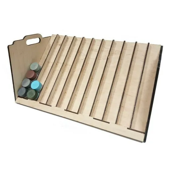 LMG WO-25 Paint Stand 130x30mm storage shelf, Laser Model Graving storing system
