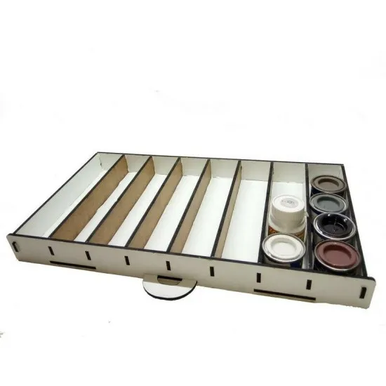 LMG WO-27 Paint Stand 50*30-35 mm Double storage shelf, Laser Model Graving