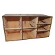 LMG WO-1201 Module with Drawers, wide, storage shelf, Laser Model Graving