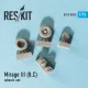 Dassault Mirage III (B,C) wheels set 1/72 Reskit RS72-0028