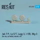 Resin wheels set Jak-7/9, La-5/7, Lagg-3, I-185, MiG-3 1/72 Reskit RS72-0031
