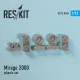 Dassault Mirage 2000 wheels set 1/72 Reskit RS72-0034