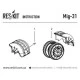MiG-31 wheels set 1/72 Reskit RS72-0036
