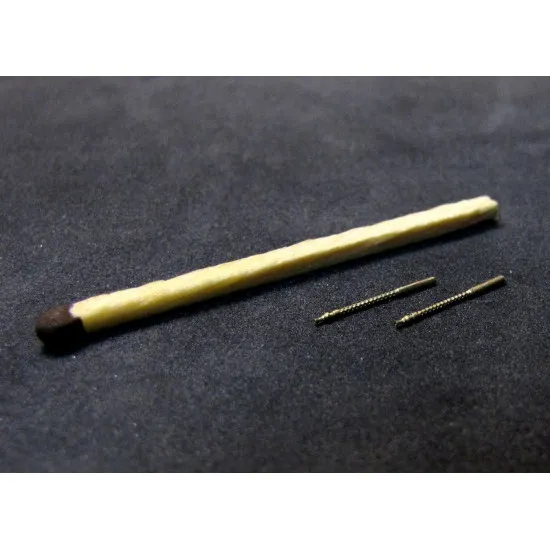 MG-17 GUN BARREL 2 PIECES (GERMANY) PLASTIC MODEL KIT 1/72 MINI WORLD 7260A
