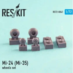 Us Stock Mi-24 Mi-35 Wheels Set 1/72 Reskit Rs72-0041
