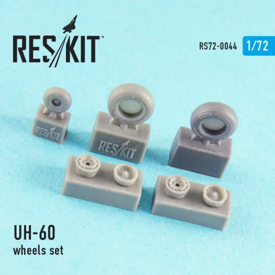 UH-60 (all versions) wheels set 1/72 Reskit RS72-0044