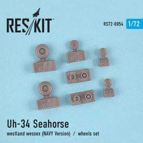 Uh-34 Seahorse / Westland Wessex (NAVY Version) wheels set 1/72 Reskit RS72-0054