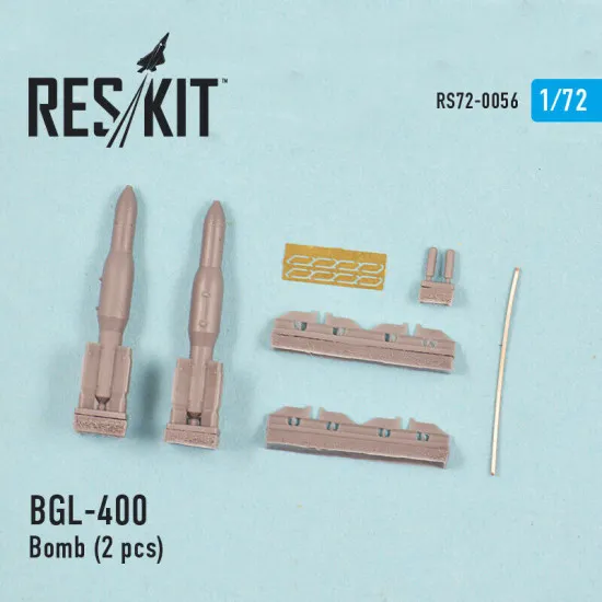 Resin BGL-400 Laser guided bomb (2 pcs) 1/72 Reskit RS72-0056