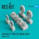 Convair F-106 (A) Delta Dart wheels set 1/72 Reskit RS72-0074