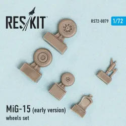 MiG-15 (early version) wheels set 1/72 Reskit RS72-0079