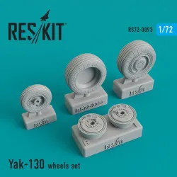 Yak-130 wheels set 1/72 Reskit RS72-0093