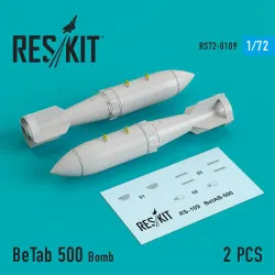 Resin BeTab 500 Bomb (2 pcs) 1/72 Reskit RS72-0109