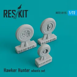Hawker Hunter wheels set 1/72 Reskit RS72-0115