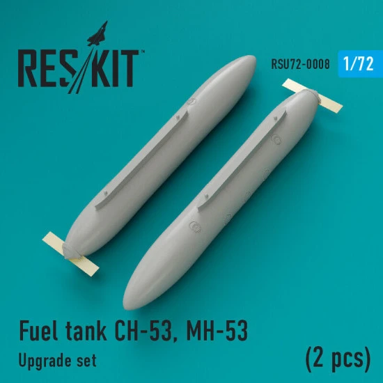 Fuel tank SN-53, MH-53 (2 pcs) Upgrade set 1/72 Reskit RSU72-0008