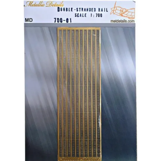 Double stranded rail 1/700 Metallic Details MD70001