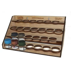 LMG WO-1211 Paint Stand for 26 tanks, storage shelf, Laser Model Graving