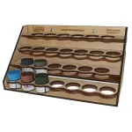 Us Stock Lmg Wo-1211 Paint Stand For 26 Tanks, Storage Shelf, Laser Model Graving